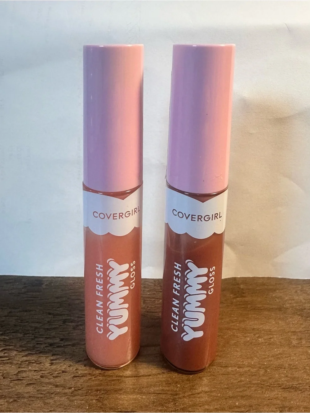 Covergirl Clean Fresh Yummy Gloss 650 Coconuts About U & 140 Sunset Skies Sealed